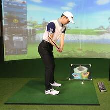 23 Zoll hochwertige PP Kunstrasen Übungsmatte - rutschfeste, wasserdichte Golftrainings-Matte für den Innen- und Außenbereich, geeignet für Anfänger und Profis für den Heimgebrauch im Garten