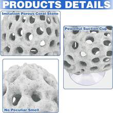 Shrimp Dome Hideaway House, Aquarium Fish Tank Tunnel With Suction Cup, Decor Accessories For Shrimp, Betta Fish And Other Small Fish To Hide And Rest - Multicolor - View 3