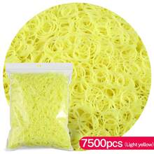 1000pcs/7500pcs Random Mixed Color Rubber Bands Set, Suitable For Necklaces, Bracelets, DIY Handmade Creative Daily Sharing, Graduation Season, Holiday Party DIY Wear, Weaving, Holiday Gift - Rubber Band - View 13