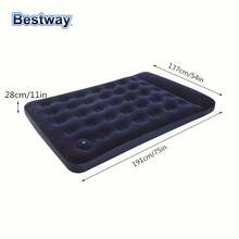 Bestway Bestway 67226/67225/67224/67223 One-Piece Air Mattress Foot Pump, Air Mattress Inflatable Bed, Home Portable Inflatable Bed, Mattress Camping Sleeping Mat, Portable Air Mattress Bed, Inflatable Air Bed, Air Mattress