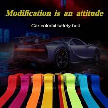 3.6m Retractable Car Safety Belt, 48mm Universal Car Seat Modification Accessory