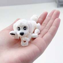 Figura decorativa de perro Spaniel lindo y adorable impresa en 3D, escultura de escritorio de plástico, regalo festivo - Multicolor - Ver 21