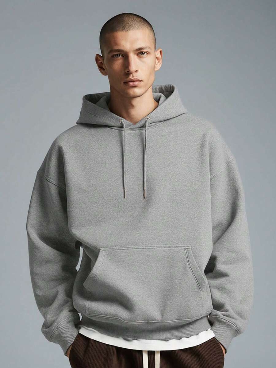 Men Hoodies - Grey - View 1