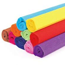 Pack Of 10 Assorted Colour Mix Crepe Paper 50 X 200cm - por defecto - Ver 2