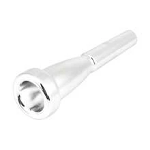 Trumpet Mouthpiece For Musical Instrument Size 3C (Silver Plated) - Silver - View 1
