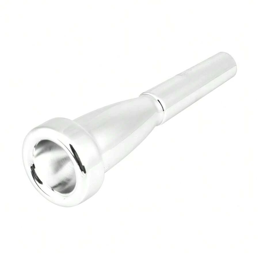 Trumpet Mouthpiece For Musical Instrument Size 3C (Silver Plated) - Silver - View 1