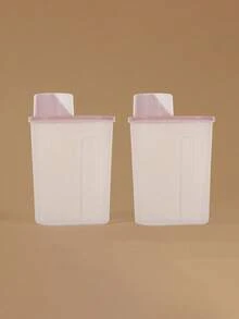 Dog Cat Food Pail Plastic Storage Tank With Measuring Cup Container Moisture-Proof Sealed Jar Pet Supplies Accessories Pet Food Storage Box (Large Capacity) - Multicolor - View 16