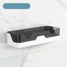 Étagère de douche adhésive : Organisateur mural de salle de bain haut de gamme - Étagère de douche sans perçage - Rangement adhésif de cuisine Étagère de rangement anti-rouille