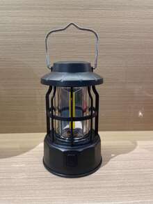 New Vintage Style Outdoor Camping Tent Light, Battery-Free - Multicolor - View 1