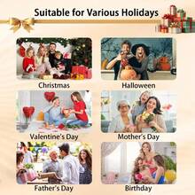 Poster-2D 1pc Framed Wrapped CanvasWooden Framed African American Family Gatherings Celebration Canvas Painting Wall Art Prints Wall Picture Decor For Home Gifts, Living Room, Bathroom, Bedroom, Kitchen - 彩色 - 查看 5