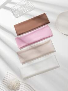 1/4pcs Fabric Headband In Multiple Colors, Fashion Accessory For Daily Wear,Gym Hair Band Turban Headband Sweatband, Hairband Fall Winter Hair Accessories For Women For Vacation Outfits Woman Elegant Scarf Women Bandanas Soft Headwrap - Multicolor - View 5