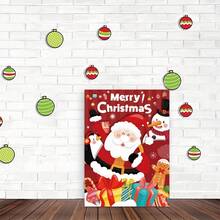 1 Set de Suministros para Fiesta de Navidad, Pegatinas de Dibujos Animados, Decoración, Juegos de Fiesta con Venda para los Ojos, Suministros para Fiesta de Navidad, Perfectos para Juegos de Fiesta de Navidad, Tema de Satanás - Multicolor - Ver 8