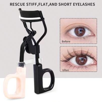 1PC 便携式睫毛提升器，卷翘和塑造睫毛，不损伤睫毛，提升睫毛，使眼睛更大，适合女性眉毛