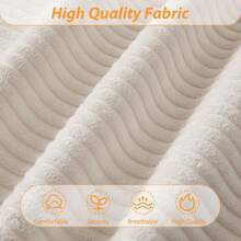 MAXYOYO Convertible Sofa Bed,Pull-Out Three-Seat Sofa Bed,Two-In-One Folding Sofa Bed,Filled With High-Density Foam,Folding Floor Sofa With Pillows,Suitable For Living Room,Bedroom,Study - 米色 - 查看 11