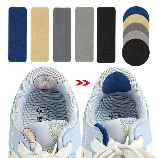 6pcs/Set Shoe Insoles Patches - Anti-Wear Heel Protectors With Repair Pads For Sneakers And Sports Shoes