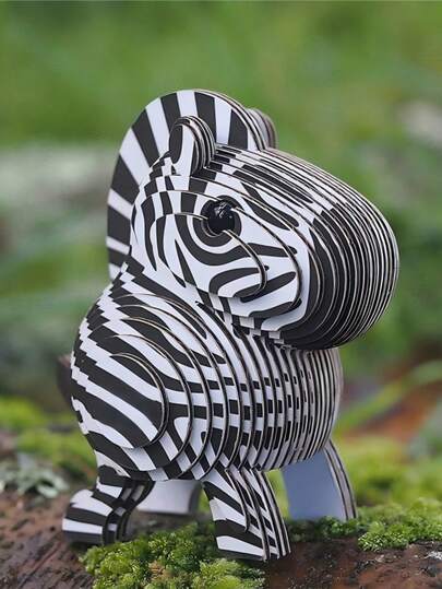 3pcs 3D Puzzle, Creative Cartoon Animal Puzzle Set, Christmas/Birthday Gift