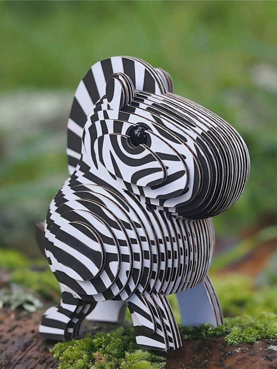 3pcs 3D Puzzle, Creative Cartoon Animal Puzzle Set, Christmas/Birthday Gift