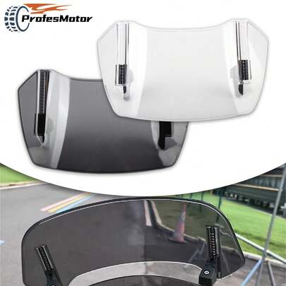 Deflector de viento universal para motocicleta, extensible y ajustable, adecuado para BMW, Kawasaki, Suzuki