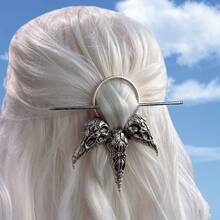 [Viking Hairpin] Vintage Viking Hairpin| 1pc Animal Hairpin Women Spiritual Hair Accessories Women Jewelry - 古董銀器 - 查看 4