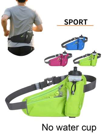 Wodoodporna saszetka biodrowa do biegania/jazdy na rowerze z uchwytem na butelkę z wodą. Nadaje się również do podróży, spacerów z psem, wędrówek pieszych, trekkingu i innych aktywności na świeżym powietrzu. Saszetka posiada odblaskowe paski i jest wyposażona w pas na butelkę z wodą. Torba fitness, akcesoria do biegania, saszetka biodrowa, torba sportowa, damska torba sportowa, torba fitness, torba sportowa, torba podróżna, torba na wakacje, niezbędna w podróży dla mężczyzn, wytrzymała, odpowiednia do biegania i wędrówek.