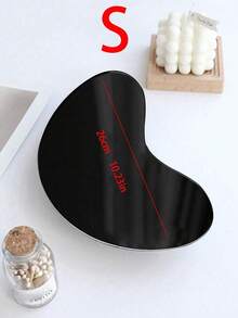 1 pieza Bandeja de espejo acrílico negro asimétrico de lujo, base para vela/difusor de estilo INS, prop de fotografía, decoración de consola de entrada del hogar, para colección de vacaciones en la playa, baño, dormitorio, gran capacidad - Multicolor - Ver 14