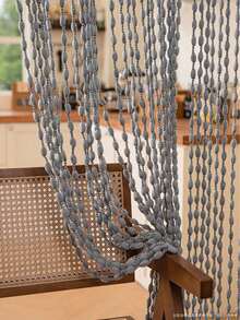 1pc Fringed Curtain Fabric Decor For Weddings, 39.37 X 78.74 Inches, Home Decor Room Divider Curtain, Party & Festival Wall Backdrop, Doorway Curtain Gifts Birthday Graduation - Multicolor - View 9