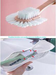 5-In-1 Durable Shoe Brush, Household Shoe Cleaning Tool, Won't Damage Bristles, Multi-Functional Shoe Scrubber (Upgraded Version)