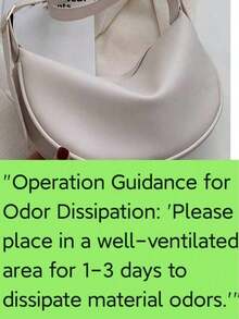 Bolsa a tiracolo de sela, casual e versátil, de design de nicho minimalista em cor sólida com zíper, de grande capacidade, ideal para transporte, modelo baguete