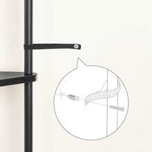 HOOBRO Scaffale Libreria ad Angolo, Scaffale a 5 Livelli, con Struttura Metallica in Stile Industriale, Organizzatore Espositore per Piante, per Piccolo Spazio, Nero EBK33CJ01