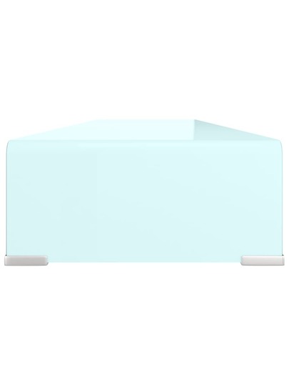 VidaXL TV St /Monitor Riser 110x30x13 Cm Glass Groen view 5