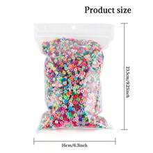 2400 Stücke/4800 Stücke/7200 Stücke/9600 Stücke/12000 Stücke weiches Ton Perlenset, Cut Out Perlendesign, geeignet für DIY Halsketten, Armbänder, Dekorationsperlen, handgemachte Geschenke für den Alltag, Abschluss, Feste, Partys - Polymer-Ton - Übersicht 5