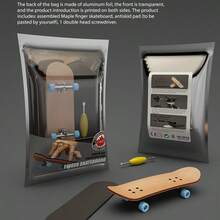 6-kolorowa deskorolka palcowa, miniaturowa fajna zabawka na palce, odblokuj zabawne wrażenia z jazdy, 6 żywych opcji kolorystycznych, kompaktowy model deskorolki, zabawka sportowa na palce, przenośna gra na palce, tworzywo sztuczne, realistyczny design deskorolki, akcesorium do jazdy na palcach, zabawka na czas wolny, kreatywny pomysł na prezent, zabawka do zabawy w pomieszczeniach - Wielokolorowe - Zobacz 9