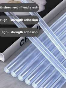 High - Viscosity Hot - Melt Glue Sticks. They Are Ultra - Clear, Have A Smooth Flow, Are Smokeless, Odorless, Non - Toxic, Compatible With Most Glue Guns, And Serve As Multi - Purpose Adhesives For Art, Crafts, And DIY Projects.