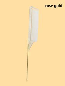 Pointed Tail Aluminum Comb Hair Salon Highlighting Sectional Parting Comb Fine-Toothed Anti-Static High-Temperature Resistant Styling Brush For Hairstylists,Rat Tail Comb With Ergonomic Handle & Technology - Detangling Hair Comb For Wet/Dry Hair, Sensitive Scalp, Braids, Dreadlocks, Extensions - Durable Styling Tool For Precise Styling (Professional & Home Use), Comb For Hair Stylist - Multicolor - View 5