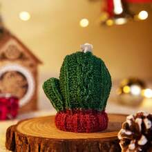 1 pieza Vela de Navidad, ideal para decoración navideña, luces de Navidad, adornos navideños y regalos de Navidad, adecuada para fiestas, excelente para la decoración de la sala de estar o el dormitorio, perfecta para regalos de Navidad, oficina, dormitorio, hotel, fiesta, restaurante, decoración del hogar, decoraciones navideñas - Multicolor - Ver 2