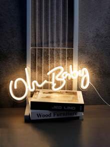 Colorful Decorative Neon Lights, Adjustable Brightness, LED Signs, Battery-Operated, Portable And Easy To Use. Available In Phrases Such As "Merry Christmas", "Love", "Happy Birthday", "Let's Party", "Marry Me", "Oh Baby", "Girl Or Boy", "Cheers To Love", Etc. Suitable For Home Decoration, Bar Decoration, Festival Party Decoration, Confession Decoration,