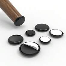 12/24 Pcs Sliding Furniture Slides/Furniture Floor Protectors - Self-Stick Silent Slides For Carpets And Hard Floors - Scratch Resistant Design Slides, Suitable For Sliding Furniture And Appliances(Black)