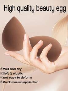 50/1个化妆海绵套装，化妆海绵套装，多色化妆海绵，粉底晕染美妆海绵，干湿两用化妆海绵，膏状和粉状粉底打造无瑕妆容，不含乳胶的干湿两用粉底液，打造完美底妆，适用于液体、膏状和粉状粉底，不含乳胶的双用途化妆粉扑，适合所有肤质，化妆品，便宜，房间装饰，梳妆台，旅行，卧室，化妆配件，粉扑，化妆海绵，粉扑，化妆海绵，便宜，圣诞礼物，化妆品，化妆工具，便宜货，礼物，女士礼物，圣诞礼物 - 咖啡棕 - 查看 6