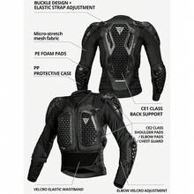 1pc Motorcycle Armor Anti Fall Anti-Collision Breathable Knight Armor Off-Road Motorcycle Riding Armor Essential Knight Gift For Riding M-3XL - A - View 8