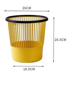 1 pieza Bote para basura de plástico - 26*26CM - Caqui - Ver 5