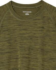 Essentials Men's UPF 50 Quick Dry Short Sleeve Swim Shirt - 酒紅色 - 查看 8