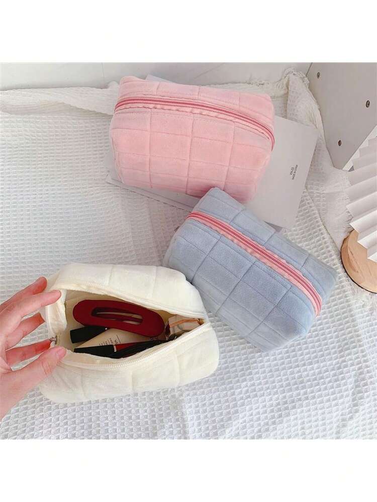 1件小化妆包、收纳包、化妆旅行包、洗漱包、可爱化妆包、旅行化妆包、洗漱包、化妆收纳包、大容量便携式收纳包、女士礼物小化妆包、收纳包、化妆旅行包、洗漱包 - 彩色 - 查看 5