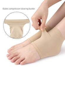 1PC Anti Crack Moisture Leg Protector Socks For Men And Women Running Comfort Breathable Gel Anti Cracking Ankle Protector - Multicolor - View 4