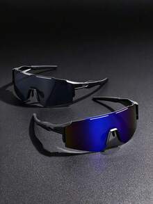 2pcs/1pc Southeast Asian Cycling Goggles, Sports Fashion Glasses, Anti-Wind - Gradient - View 14