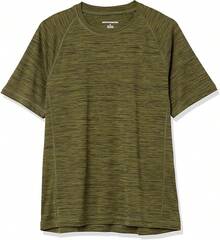 Essentials Men's UPF 50 Quick Dry Short Sleeve Swim Shirt - 酒紅色 - 查看 9