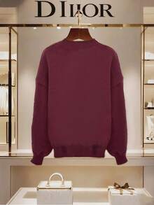 Women's Solid-Color Casual Button-Up Long-Sleeved Cardigan With Pockets, Highly Popular And Suitable For Street Wear, For Autumn And Winter, Suitable For Women's Office And Teacher,Thanksgiving, Christmas