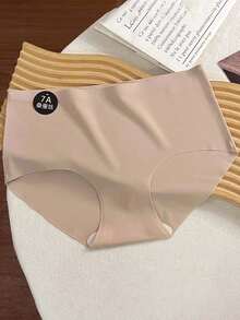 6 piezas de bragas cómodas y sin costuras, pantis sexy sin costuras de unicolor, lencería - Multicolor - Ver 7