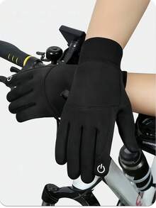 1 buc Mănuși pentru bărbați, îngroșate, calde, impermeabile, rezistente la vânt, antiderapante, durabile, potrivite pentru motociclete sportive, paintball, vânătoare, camping, alpinism, schi și fitness, cadou excelent de Crăciun și Anul Nou pentru familie și prieteni