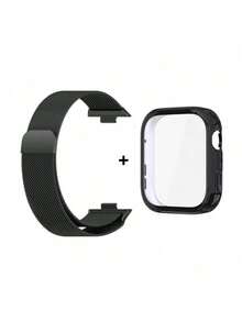 Metal Strap For Watch Fit 4 Bracelet+TPU Case Screen Protector Milanese Loop For Watch Fit 4 Watchband - HW Watch Fit 4 - View 11