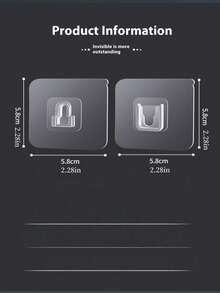 20/14/10/6/1pc 强力粘合挂钩，易于安装实用粘合挂钩--防水塑料壁挂，无痕固定，无需打孔，多功能设计，适用于浴室、厨房和家庭环境，悬挂墙壁装饰，便携式粘合挂钩，路由器、插座、相框、遥控器--多功能挂钩，卧室和办公室两用，时尚风格，实用挂钩翻译
